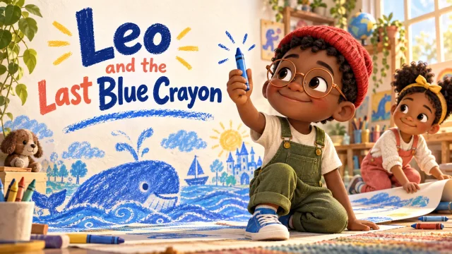 Cover story Leo and the Last Blue Crayon
