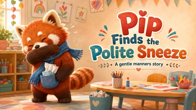 Cover story Pip Finds the Polite Sneeze