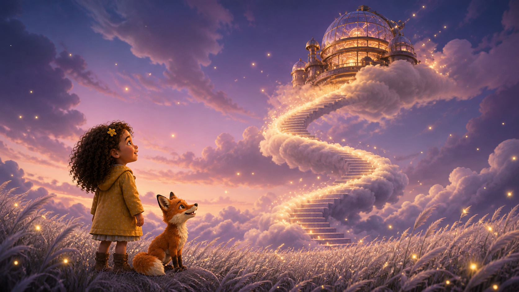 Illustration of page 1 of story The Observatory of Hush Clouds