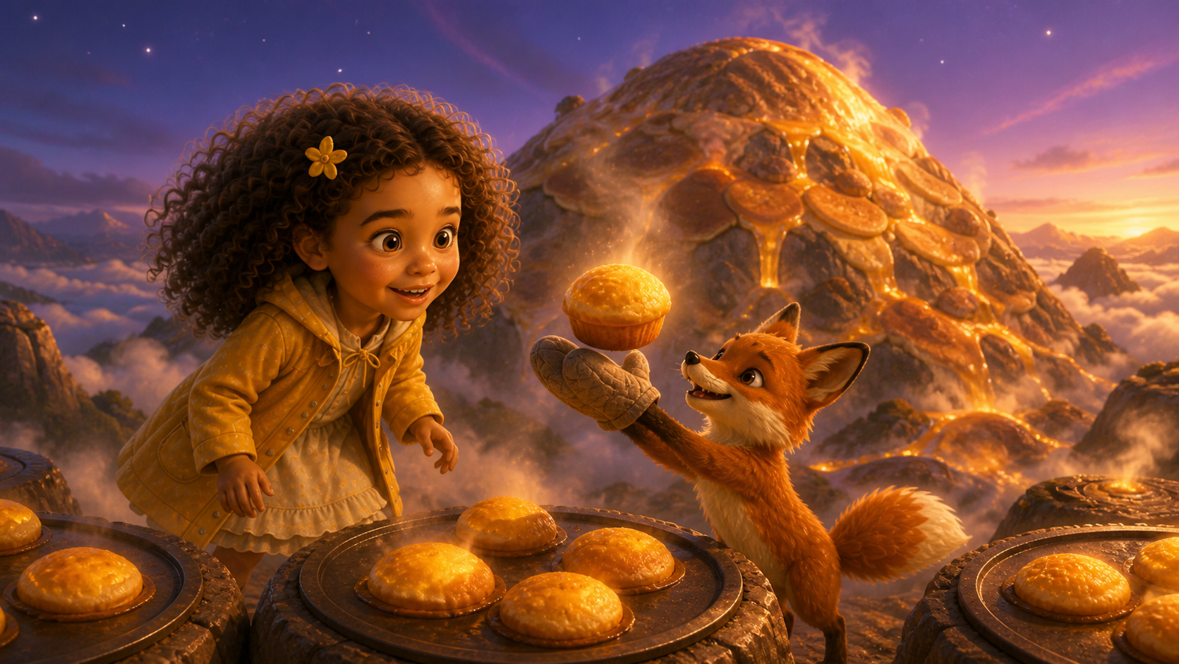 Illustration of page 1 of story The Mountain That Measured Sun-Scoops