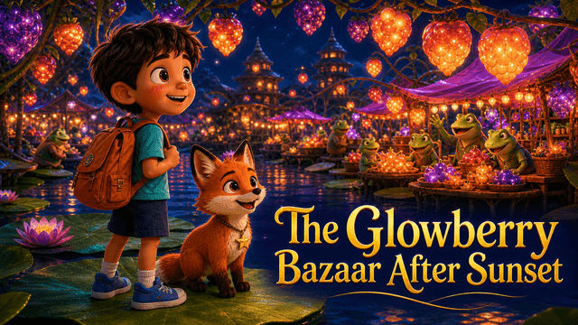 Cover story The Glowberry Bazaar After Sunset