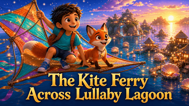 Cover story The Kite Ferry Across Lullaby Lagoon