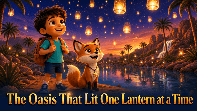 Cover story The Oasis That Lit One Lantern at a Time