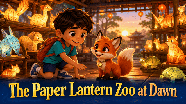 Cover story The Paper Lantern Zoo at Dawn