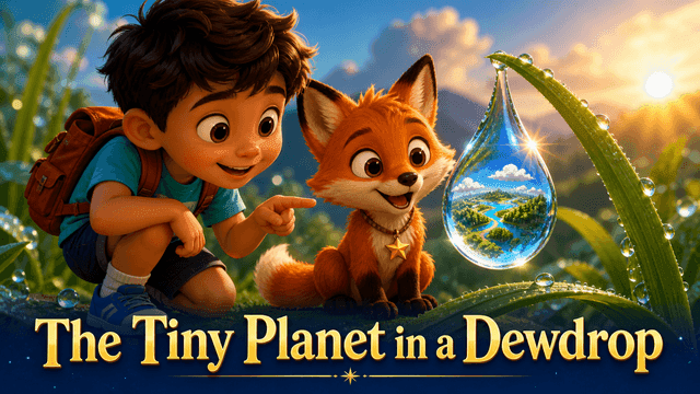 Cover story The Tiny Planet in a Dewdrop