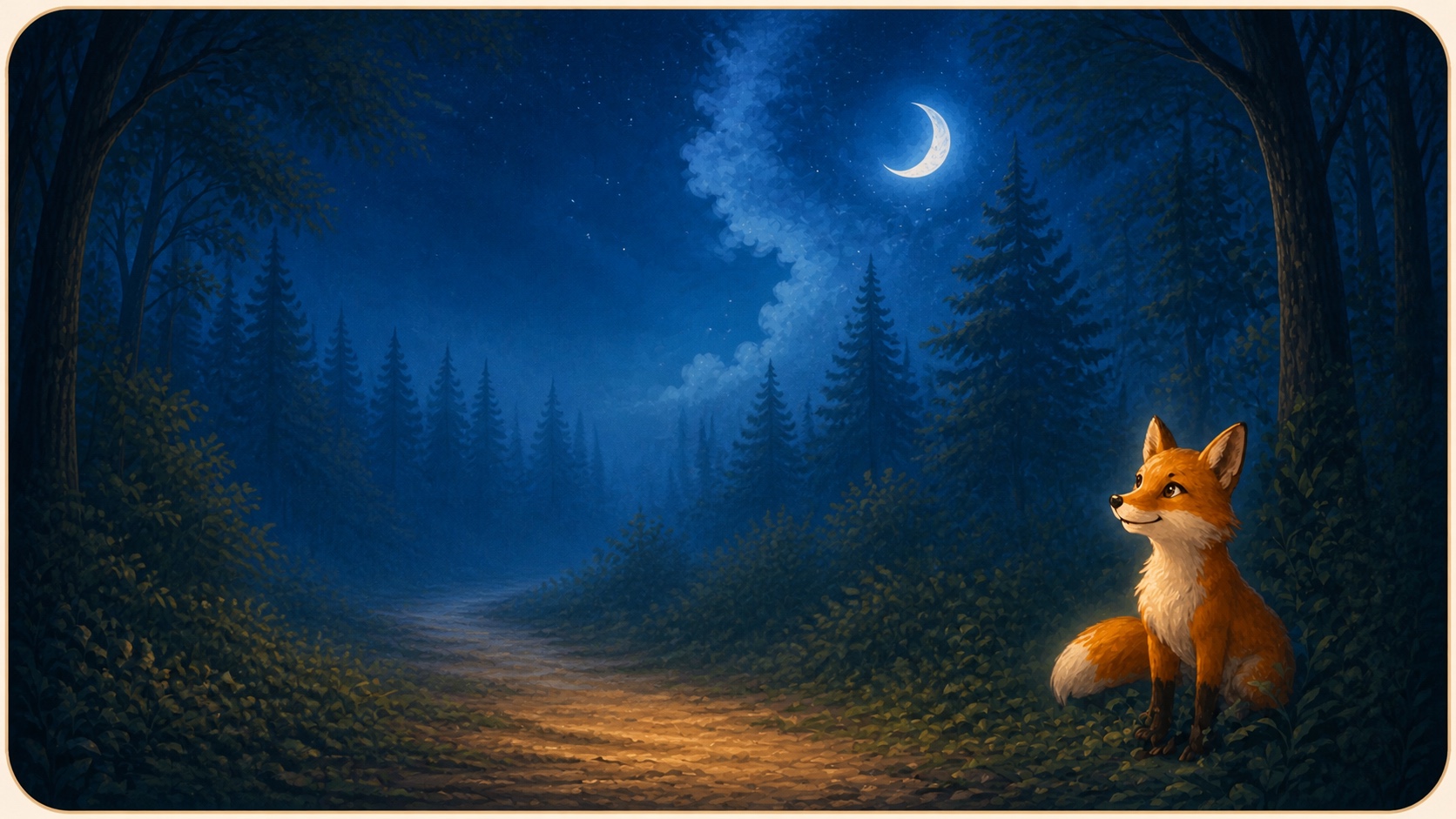 Maya's finished moonlit story world